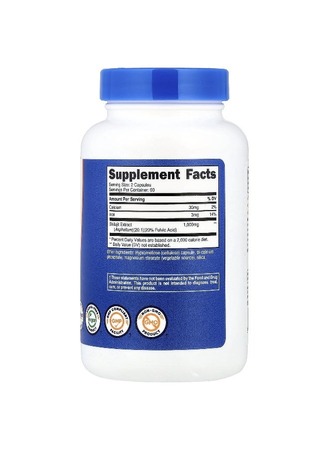 Nutricost, Shilajit, 120 Capsules
