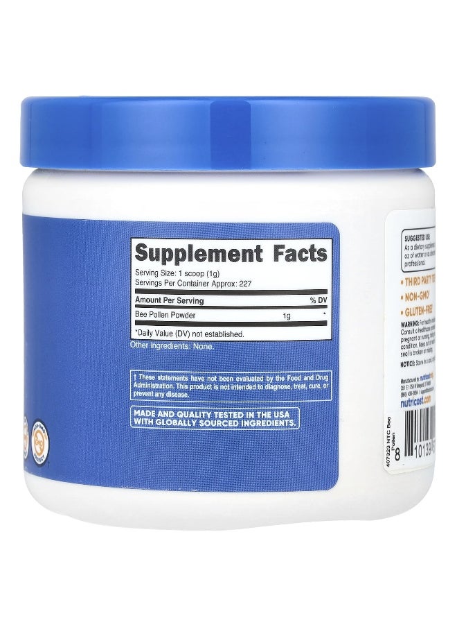 Nutricost, Bee Pollen Powder, Unflavored, 8.1 oz (227 g)