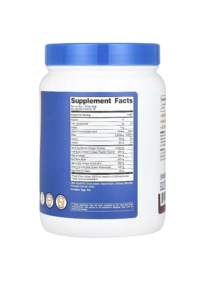 Nutricost, Multi Collagen Protein Complex, Milk Chocolate, 1.3 lb (588 g)