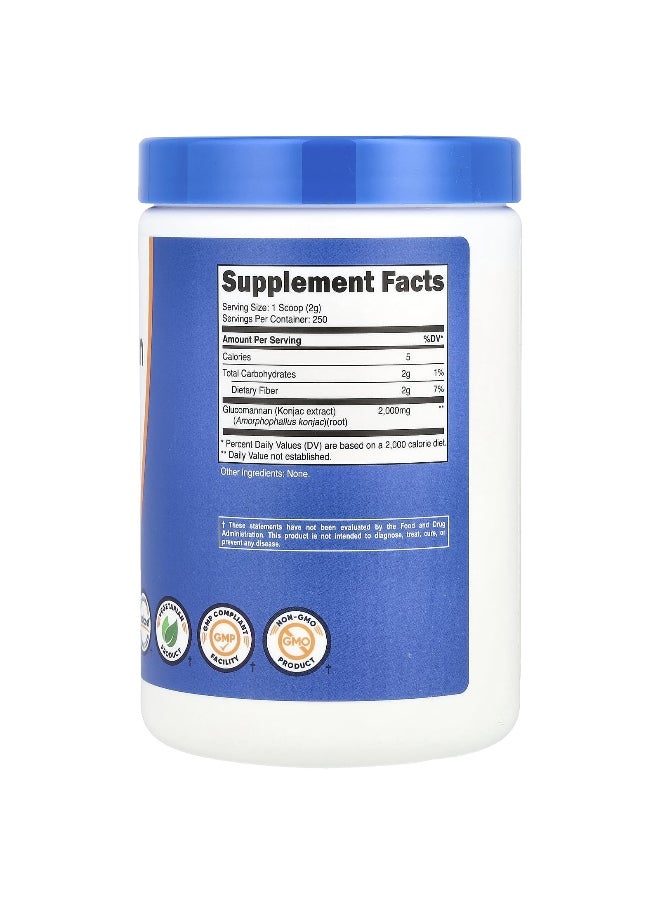 Nutricost, Glucomannan, Unflavored, 17.9 oz (500 g)