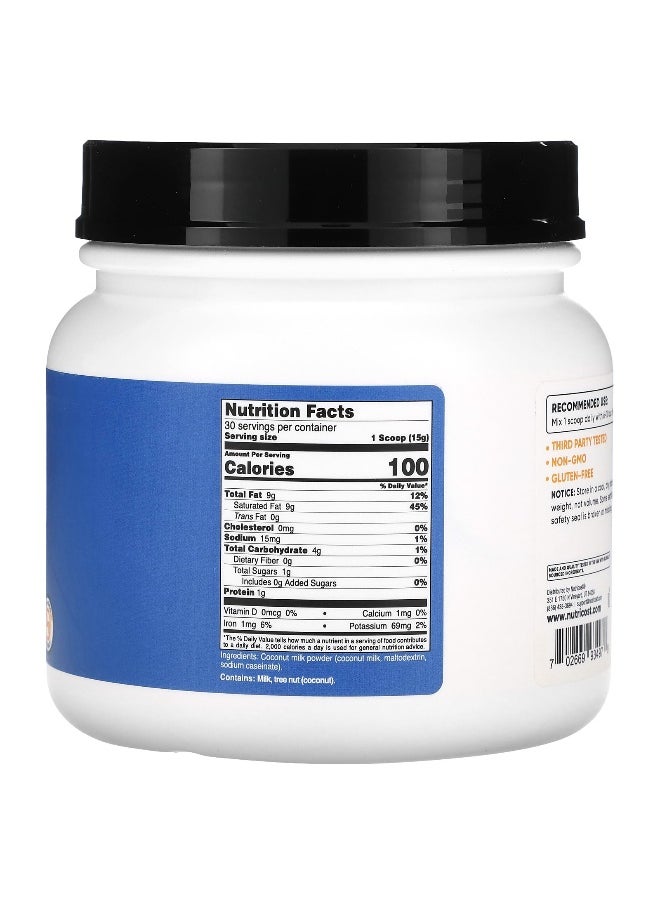 Nutricost, Coconut Milk Powder, Unflavored, 16 oz (454 g)