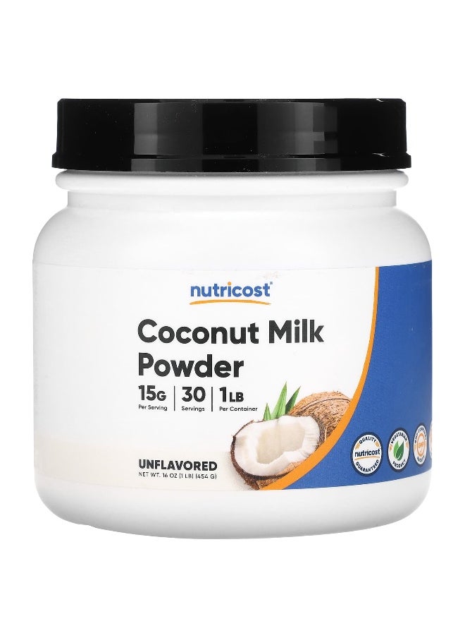 Nutricost, Coconut Milk Powder, Unflavored, 16 oz (454 g)