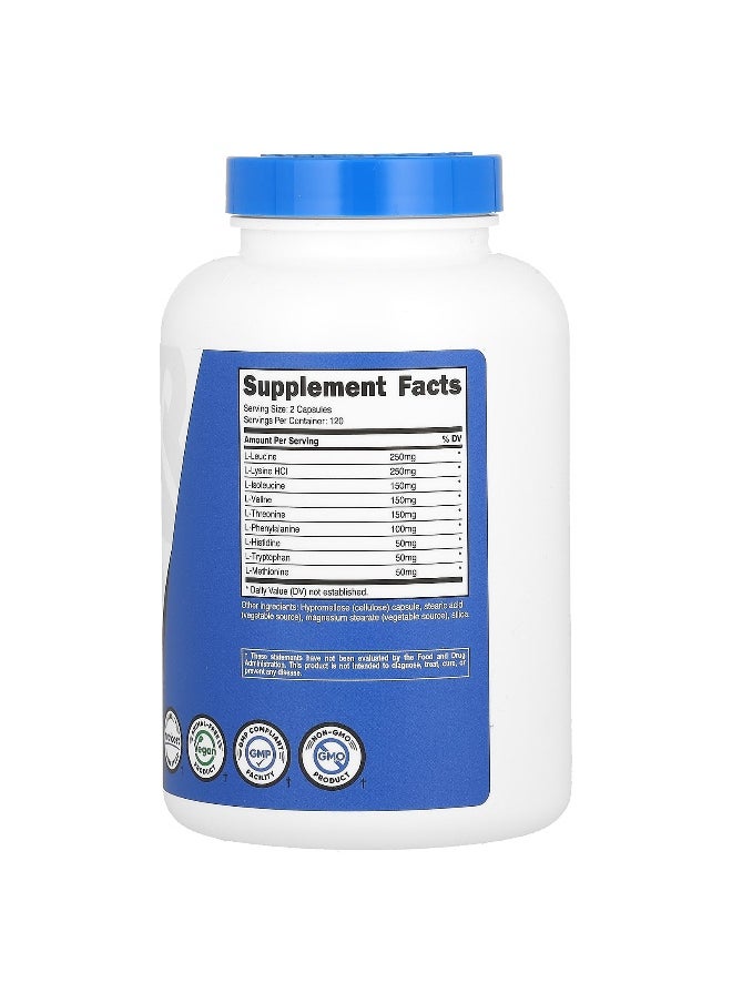 Nutricost, Performance, EAA, 1,200 mg , 240 Capsules (600 mg per Capsule)