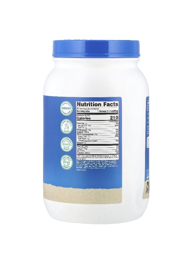 Nutricost, Organic Vegan Meal, Chocolate PB, 3.9 lb (1,763 g)