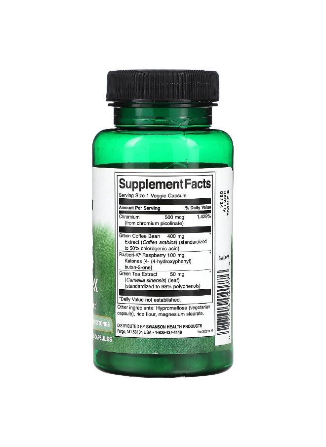 Swanson, Green Coffee Complex, 60 Veggie Capsules