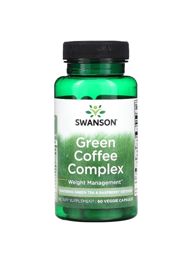 Swanson, Green Coffee Complex, 60 Veggie Capsules
