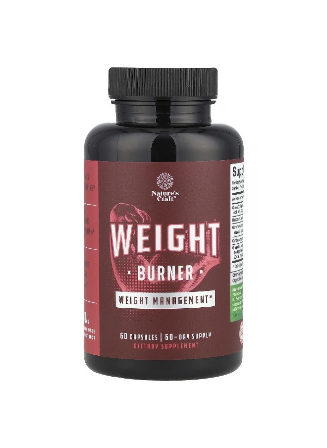 Nature's Craft, Weight Burner, 60 Capsules