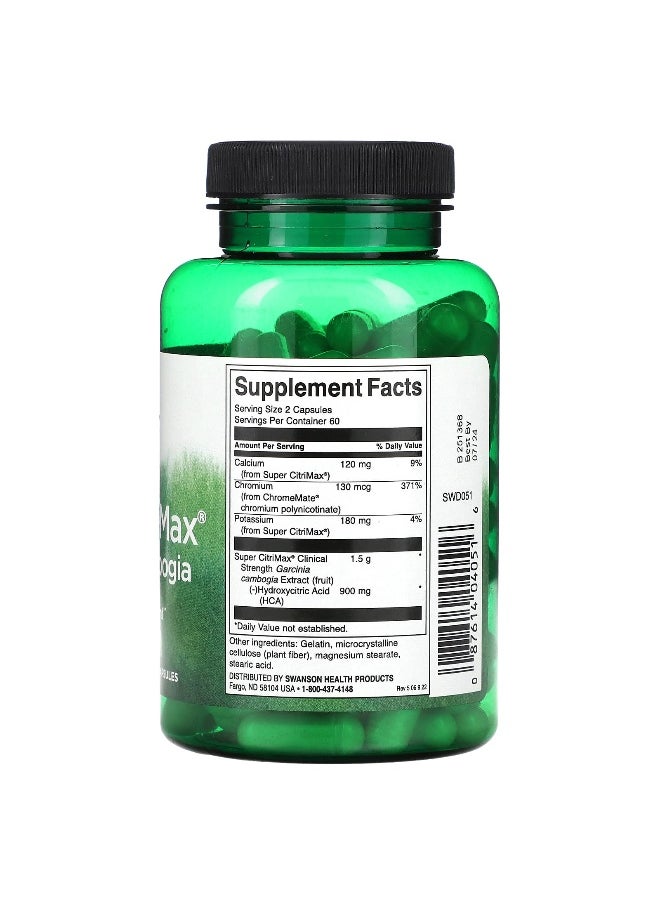 Swanson, Super CitriMax Garcinia Cambogia, 120 Capsules