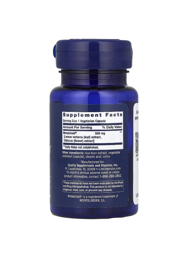 Life Extension, Body Trim and Appetite Control, 30 Vegetarian Capsules
