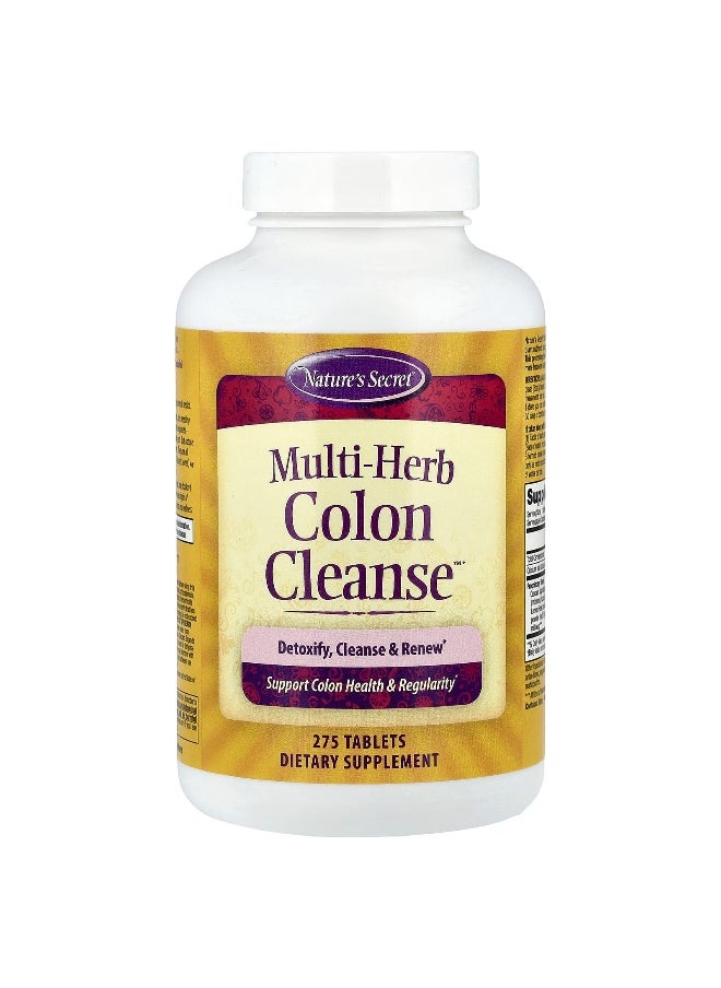 Nature's Secret, Multi-Herb Colon Cleanse™, 275 Tablets