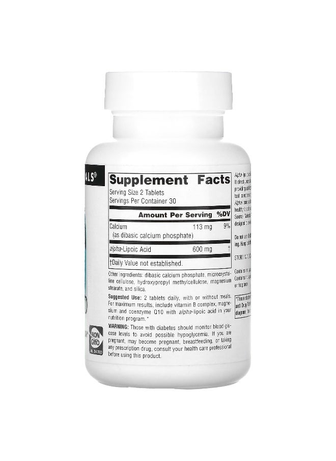 Source Naturals, Alpha Lipoic Acid, Timed Release, 300 mg, 60 Tablets
