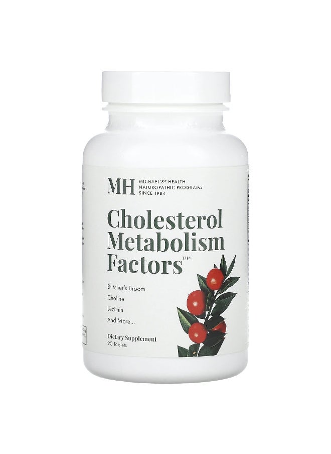 Michael's Naturopathic, Cholesterol Metabolism Factors, 90 Tablets