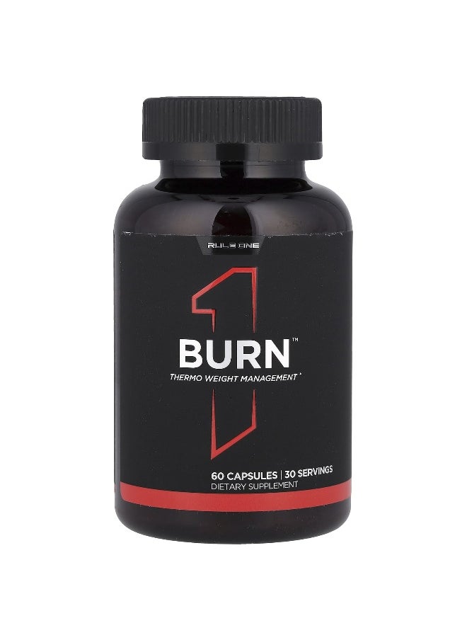 Rule One Proteins, Burn™, Thermo Weight Management, 60 Capsules