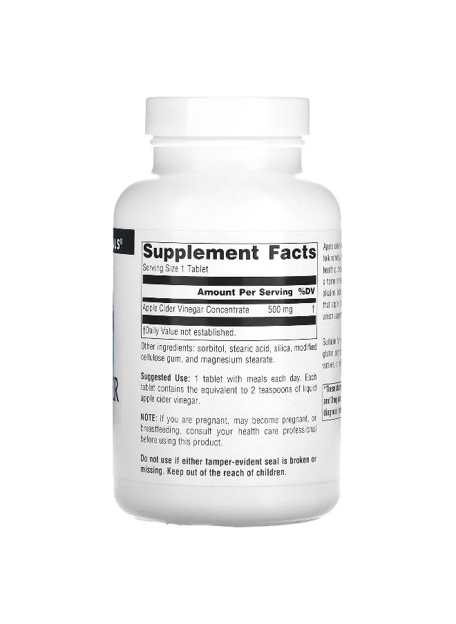 Source Naturals, Apple Cider Vinegar, 500 mg, 180 Tablets