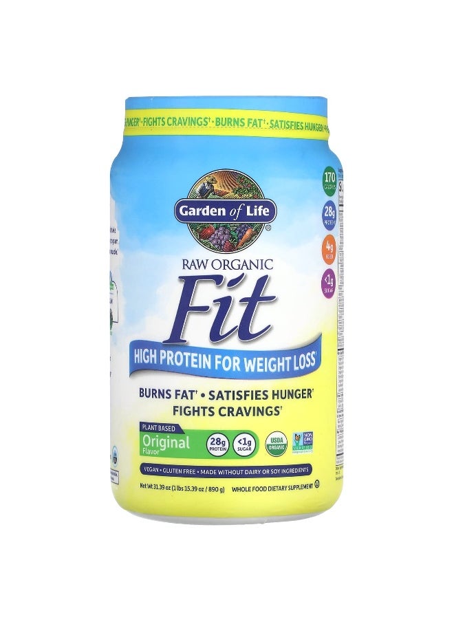 Garden of Life, RAW Organic Fit, High Protein for Weight Loss, Original, 1 lbs 15.39 oz (890 g)