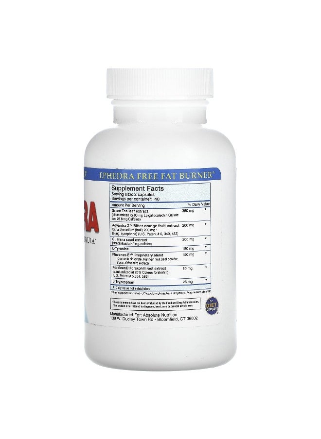 Absolute Nutrition, Nophedra , 80 Capsules