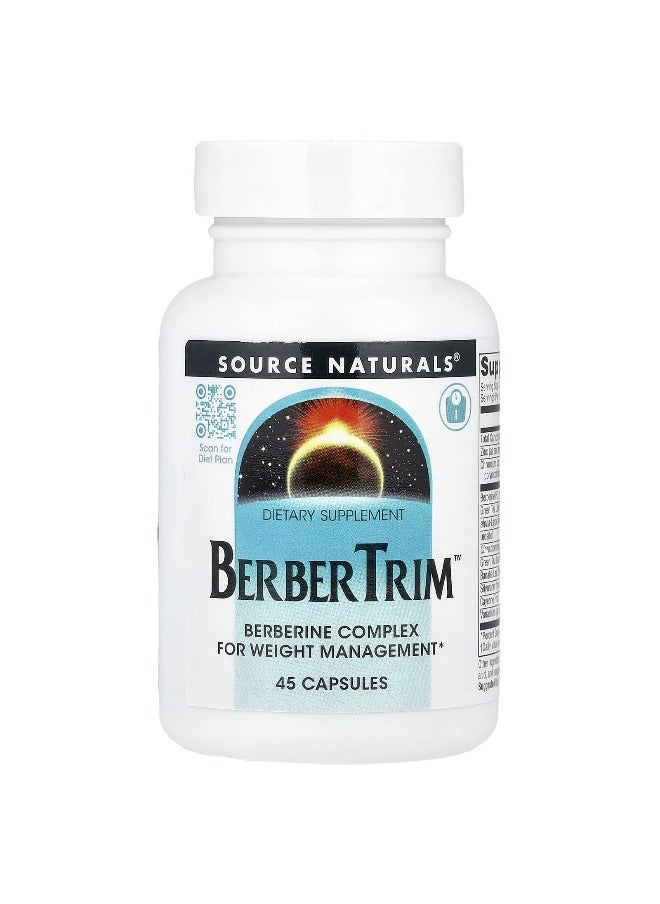 Source Naturals, BerberTrim™, 45 Capsules