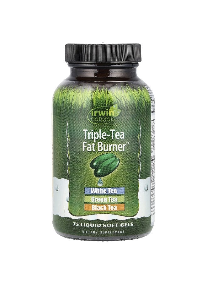 Irwin Naturals, Triple-Tea Fat Burner®, 75 Liquid Softgels