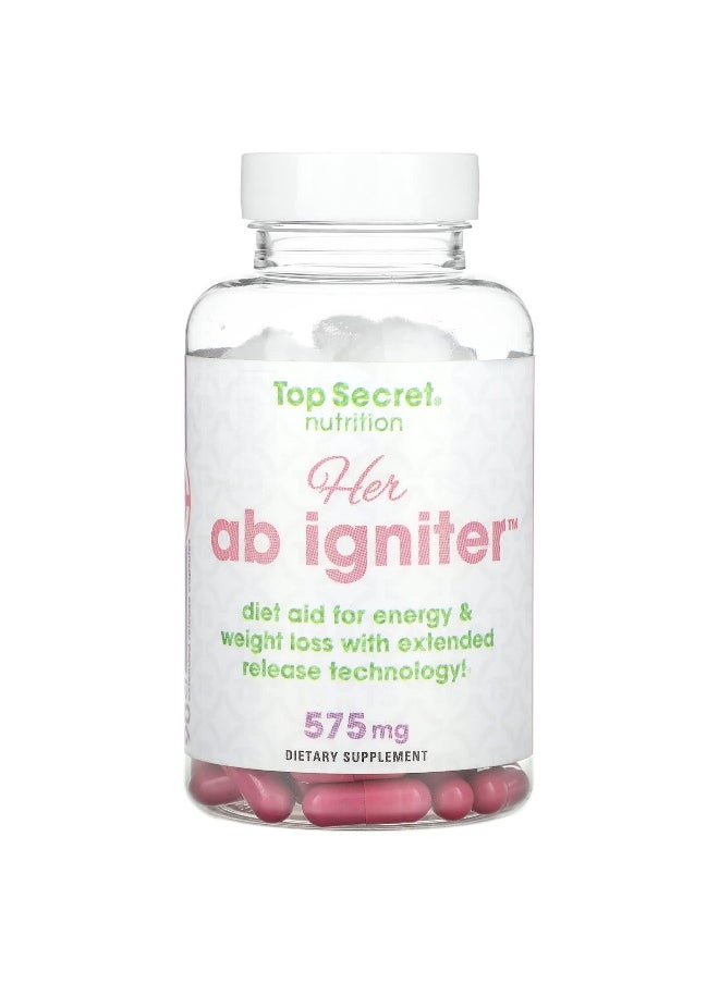Top Secret Nutrition, Her, Ab Igniter, 575 mg, 90 Extended Release Capsules