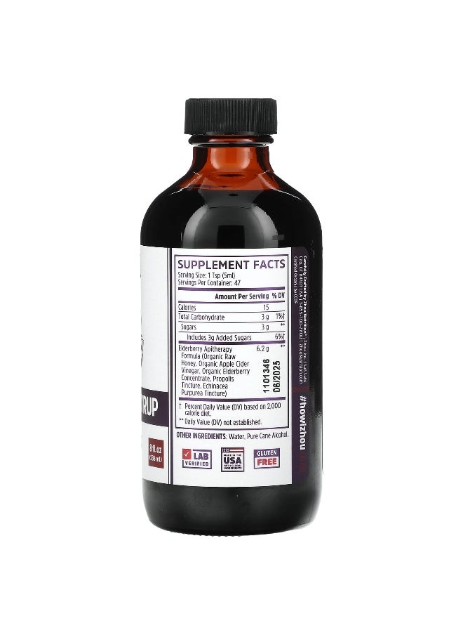 Zhou Nutrition, Elderberry Syrup, 8 fl oz (236 ml)