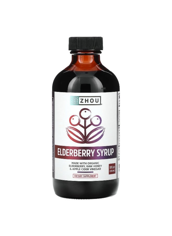 Zhou Nutrition, Elderberry Syrup, 8 fl oz (236 ml)