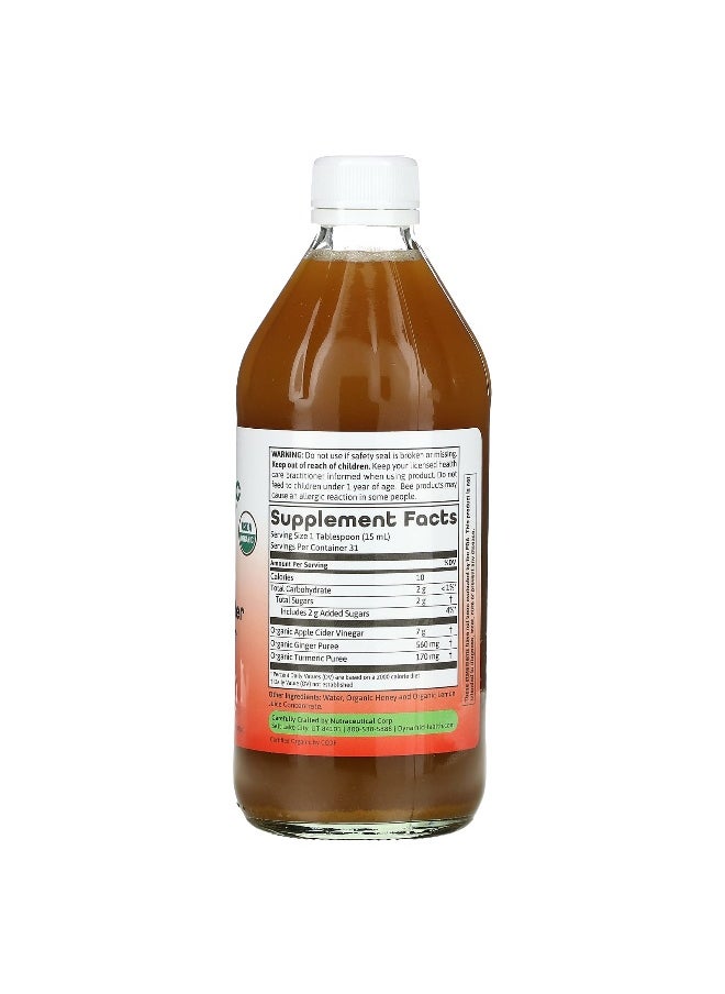 Dynamic Health, Apple Cider Vinegar Detox Tonic, 16 fl oz (473 ml)