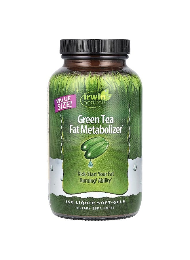 Irwin Naturals, Green Tea Fat Metabolizer®, 150 Liquid Soft-Gels
