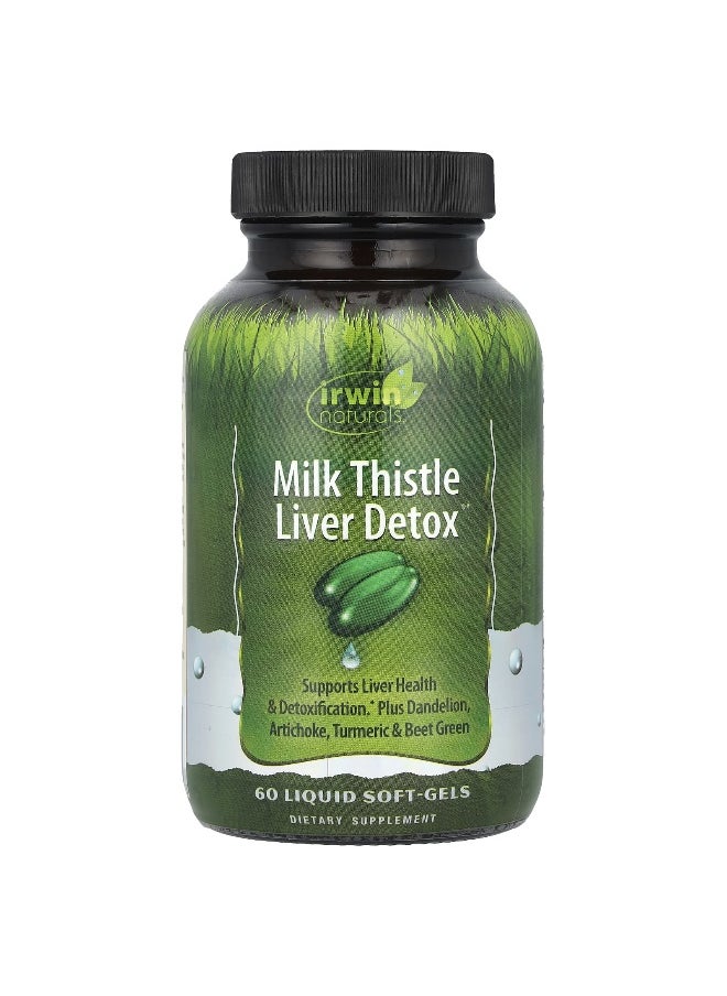 Irwin Naturals, Milk Thistle Liver Detox®, 60 Liquid Soft-Gels