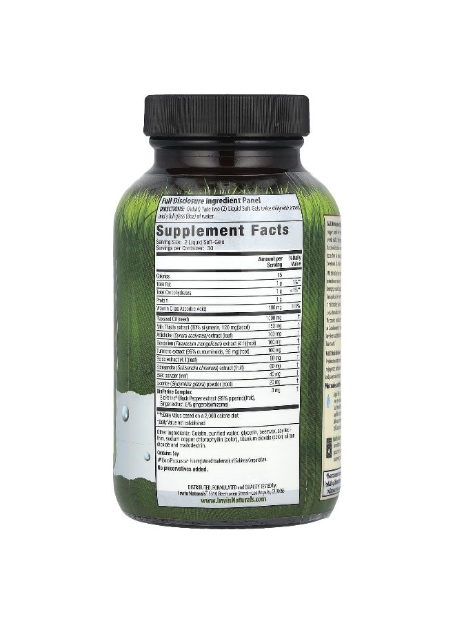 Irwin Naturals, Milk Thistle Liver Detox®, 60 Liquid Soft-Gels