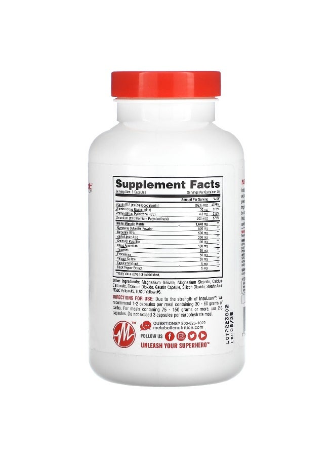 Metabolic Nutrition, Insulean, 90 Capsules