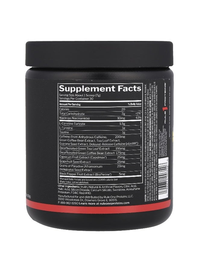 Rule One Proteins, Burn™, Thermo Weight Management, Watermelon, 7.41 oz (210 g)
