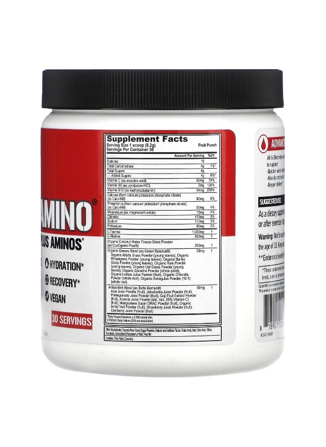 EVLution Nutrition, HydrAmino, Fruit Punch, 8.7 oz (246 g)