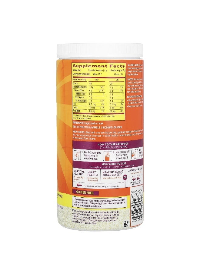 Metamucil, 4-in-1 Fiber, Unflavored, 28.1 oz (798 g)