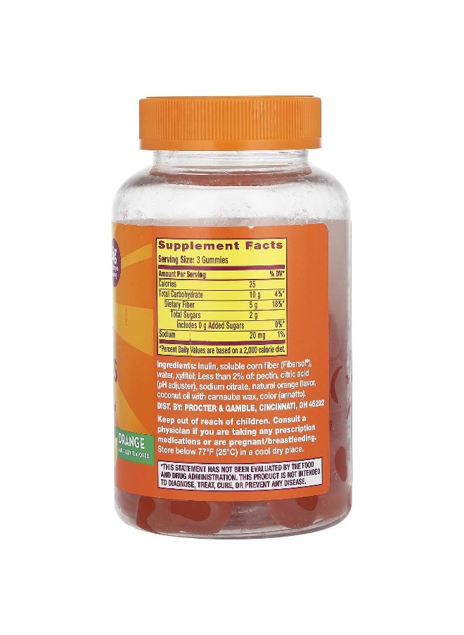 Metamucil, Fiber Gummies, Orange, 72 Gummies
