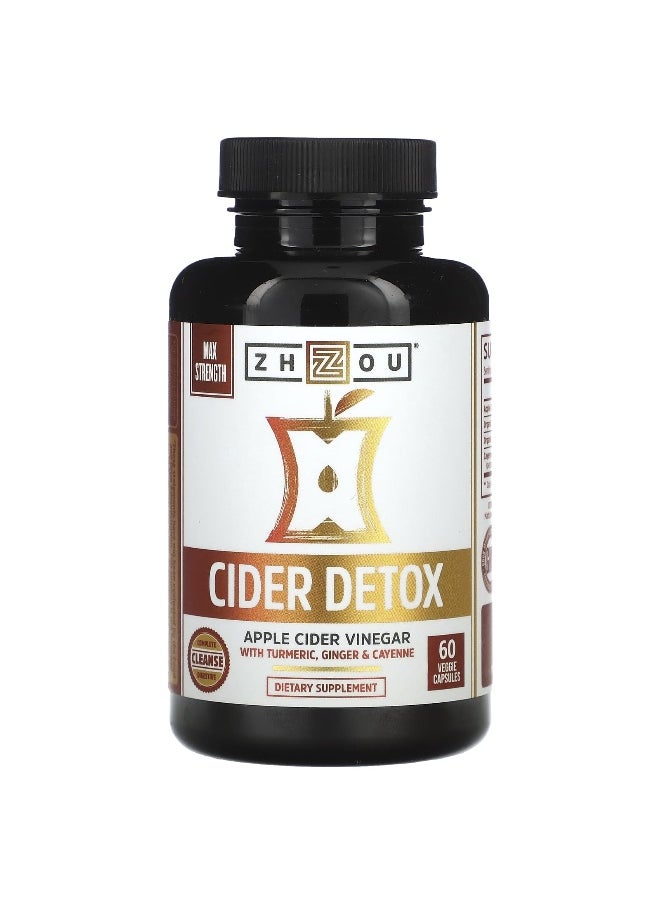 Zhou Nutrition, Cider Detox, 60 Veggie Capsules