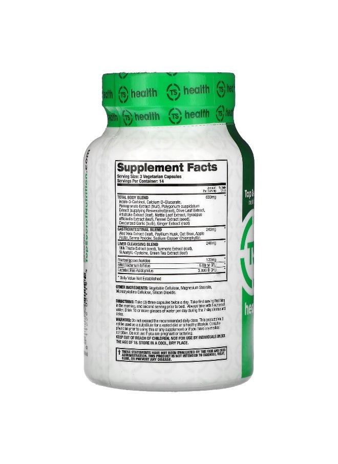 Top Secret Nutrition, Health, Cleanse & Detox, 42 Veggie Caps