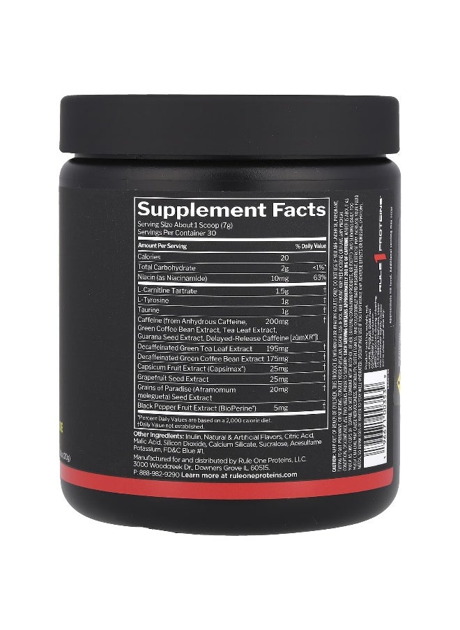 Rule One Proteins, Burn™, Thermo Weight Management, Blue Razz Lemonade, 7.41 oz (210 g)
