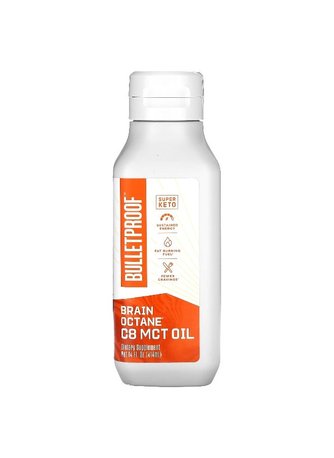 BulletProof, Brain Octane, C8 MCT Oil, 14 fl oz (414 ml)