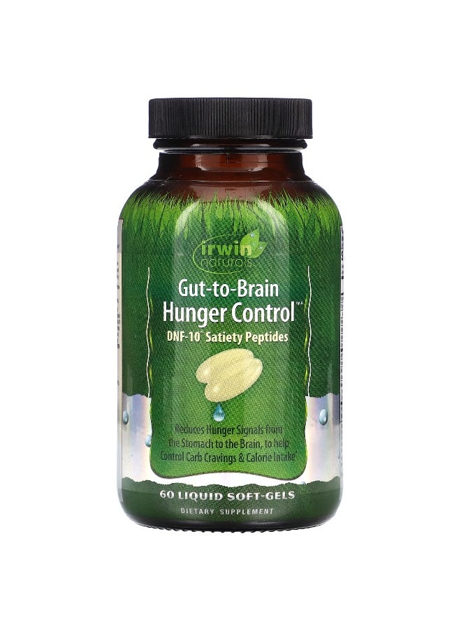 Irwin Naturals, Gut-To-Brain Hunger Control, 60 Liquid Soft-Gels