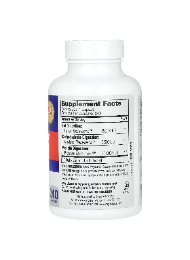 Enzymedica, Lypo Gold, For Fat Digestion, 240 Capsules