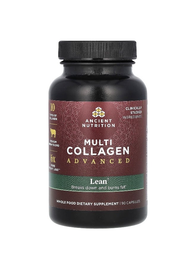 Ancient Nutrition, Multi Collagen Advanced, Lean, 90 Capsules