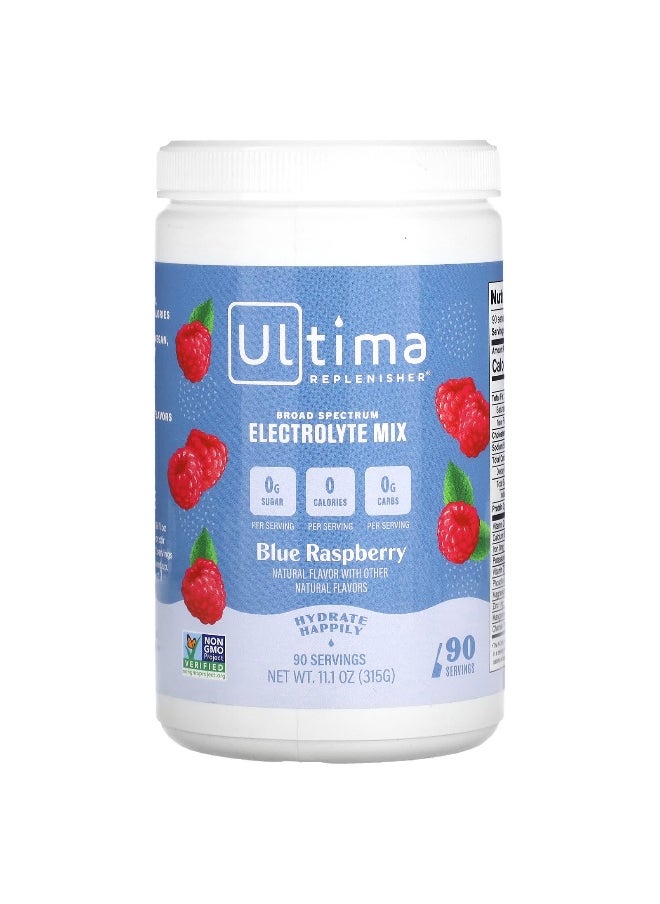 Ultima Replenisher, Electrolyte Mix, Blue Raspberry, 11.1 oz (315 g)