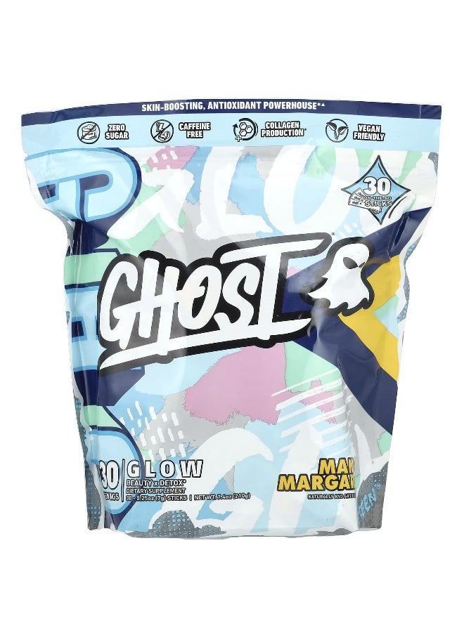 Ghost, Glow, Mango Margarita, 30 Sticks, 0.25 oz (7 g) Each