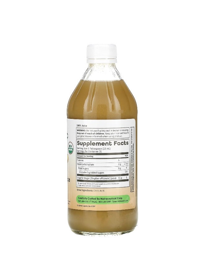 Dynamic Health, Ginger Juice, 16 fl oz (473 ml)