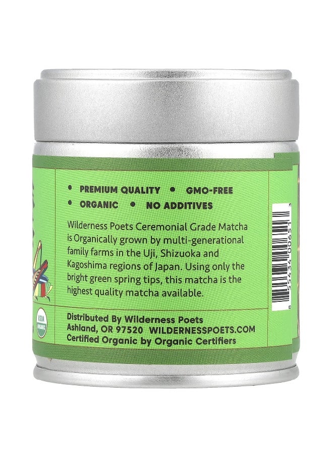 Wilderness Poets, Organic Ceremonial Matcha, 1 oz (28 g)