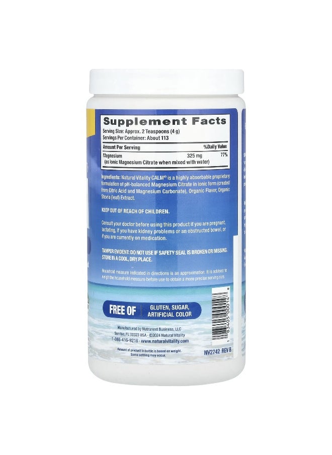 Natural Vitality, CALM®, Relaxing Drink Mix, Sweet Lemon, 16 oz (453 g)