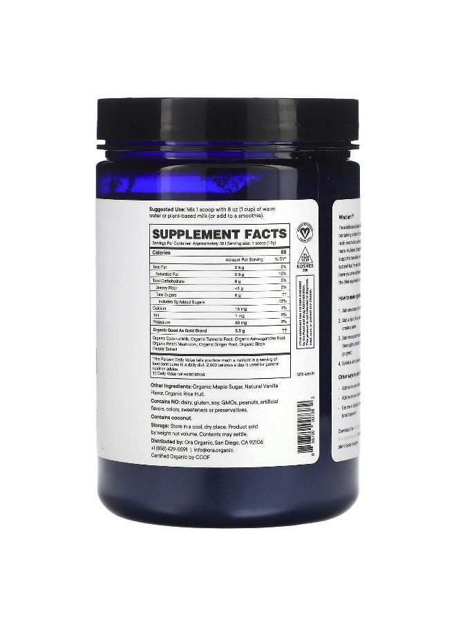 Ora, Good As Gold, Golden Milk Turmeric Powder, 12.87 oz (365 g)