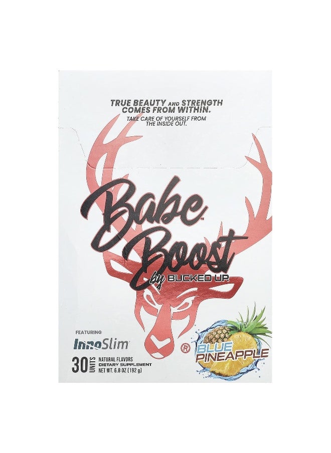 Bucked Up, Babe, Boost, Blue Pineapple, 30 Packets, 0.2 oz (6.4 g) Each