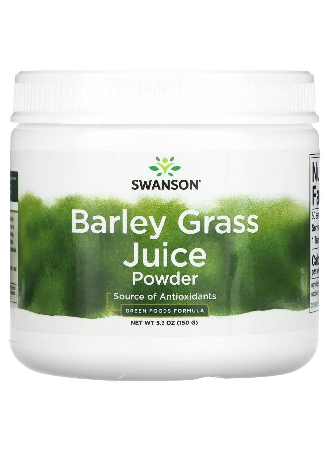 Swanson, Barley Grass Juice Powder, 5.3 oz (150 g)