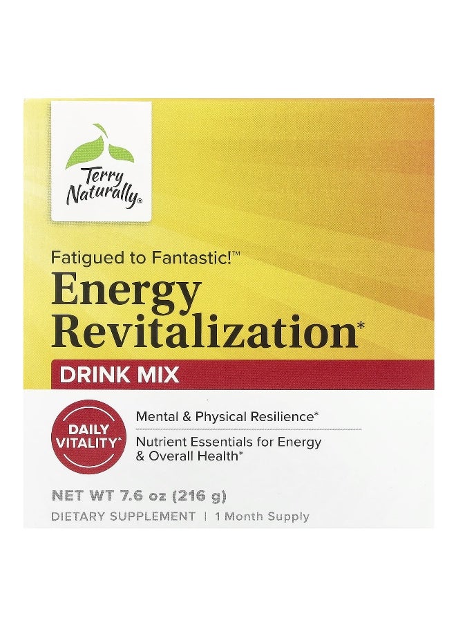Terry Naturally, Fatigued to Fantastic!™ Energy Revitalization Drink Mix, 7.6 oz (216 g)